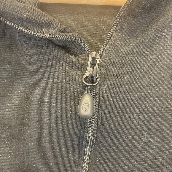 Skyr 1/4 Zip Long Sleeve Shirt Womens Medium M Black Base Layer Winter Skiing - Picture 4 of 12